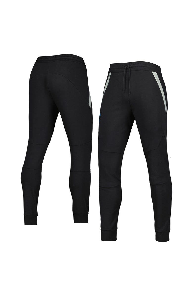 adidas Men's adidas Black Charlotte FC 2023 Player Club Travel Pants, Main, color, Black