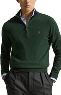 Polo Ralph Lauren Regular Fit Wool Quarter Zip Sweater
