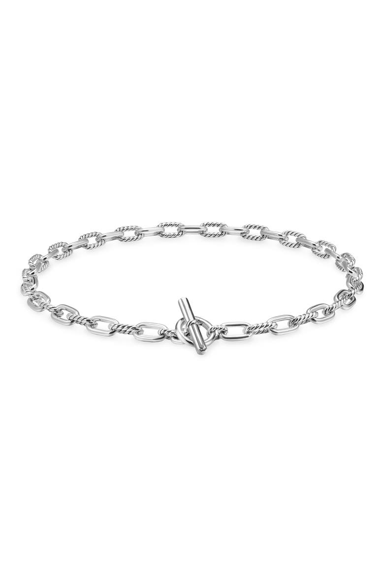 Madison Toggle Chain Necklace, 8.5mm, Alternate, color, STERLING SILVER
