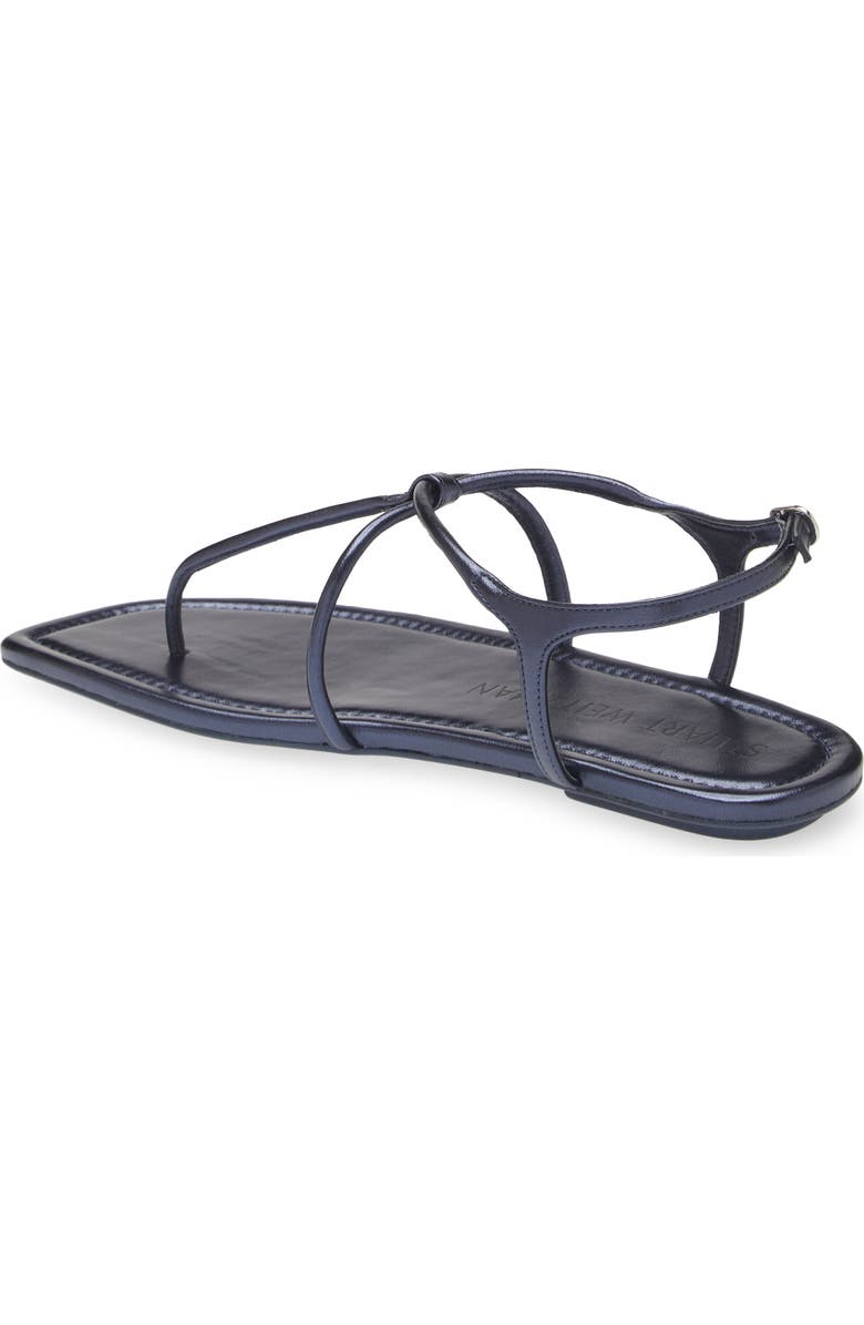 Stuart Weitzman Matilda Metallic Sandal, Alternate, color, Nice Blue