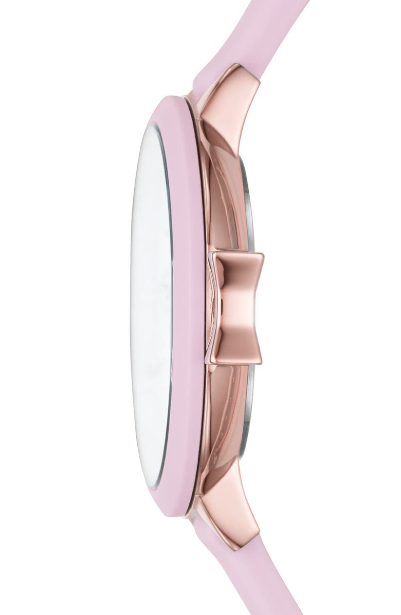 Kate Spade New York park row silicone strap watch, 34mm, Alternate, color, 