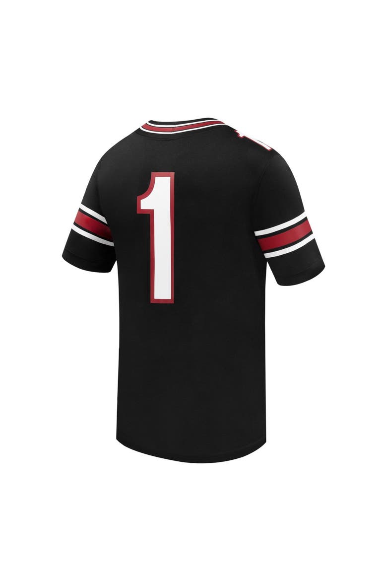 Men's Nike #1 Black South Carolina Gamecocks Alternate Replica Football Jersey, Alternate, color, Black