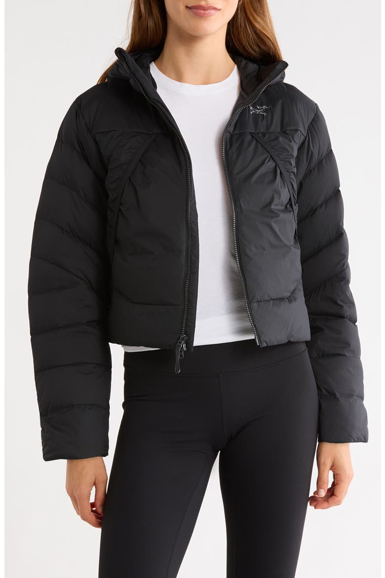 Omineca 850 Fill Power Down Puffer Jacket, Alternate, color, BLACK