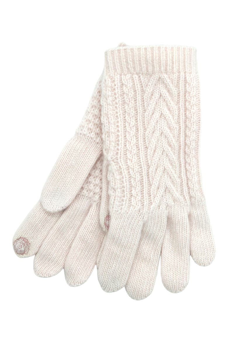 Cashmere Gloves, Main, color, MALLOW