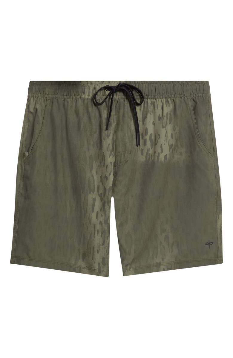SANTO STUDIO Tempo Tech Shorts, Alternate, color, Cheetah Brown