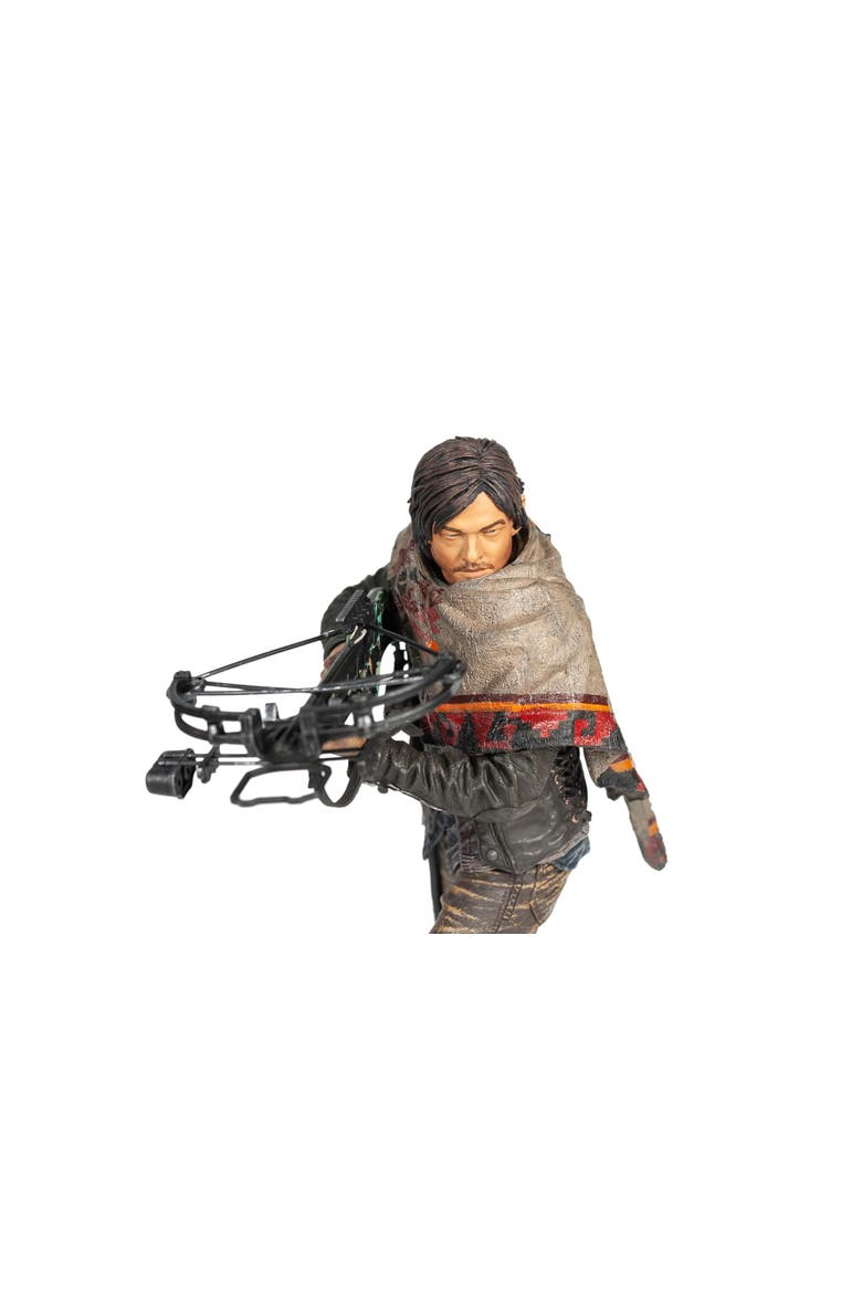 The Walking Dead Daryl Dixon Deluxe Poseable Figure | Measures 10 Inches Tall, Alternate, color, Brown