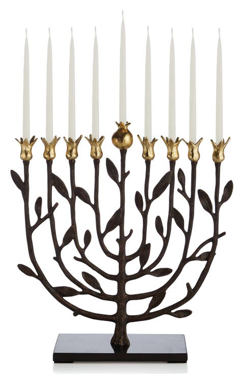 'Pomegranate' Menorah