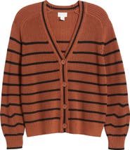 Caslon® Shaker Stitch Short Cardigan