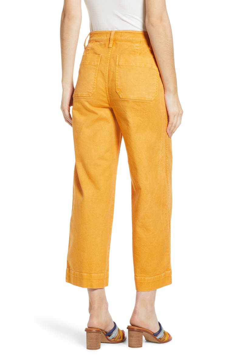 Madewell Emmett Crop Wide Leg Pants, Alternate, color,
