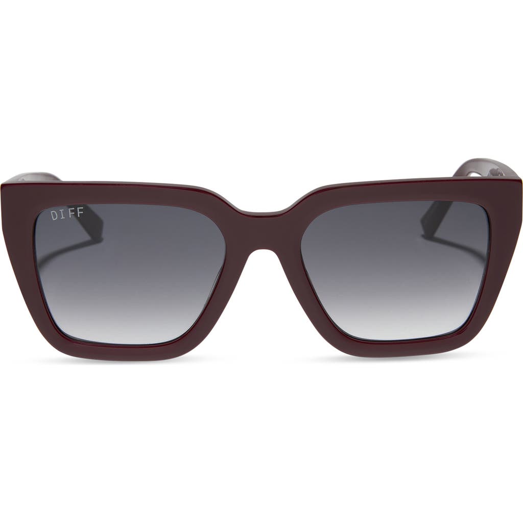 Diff Amara 54mm Square Sunglasses In Brown