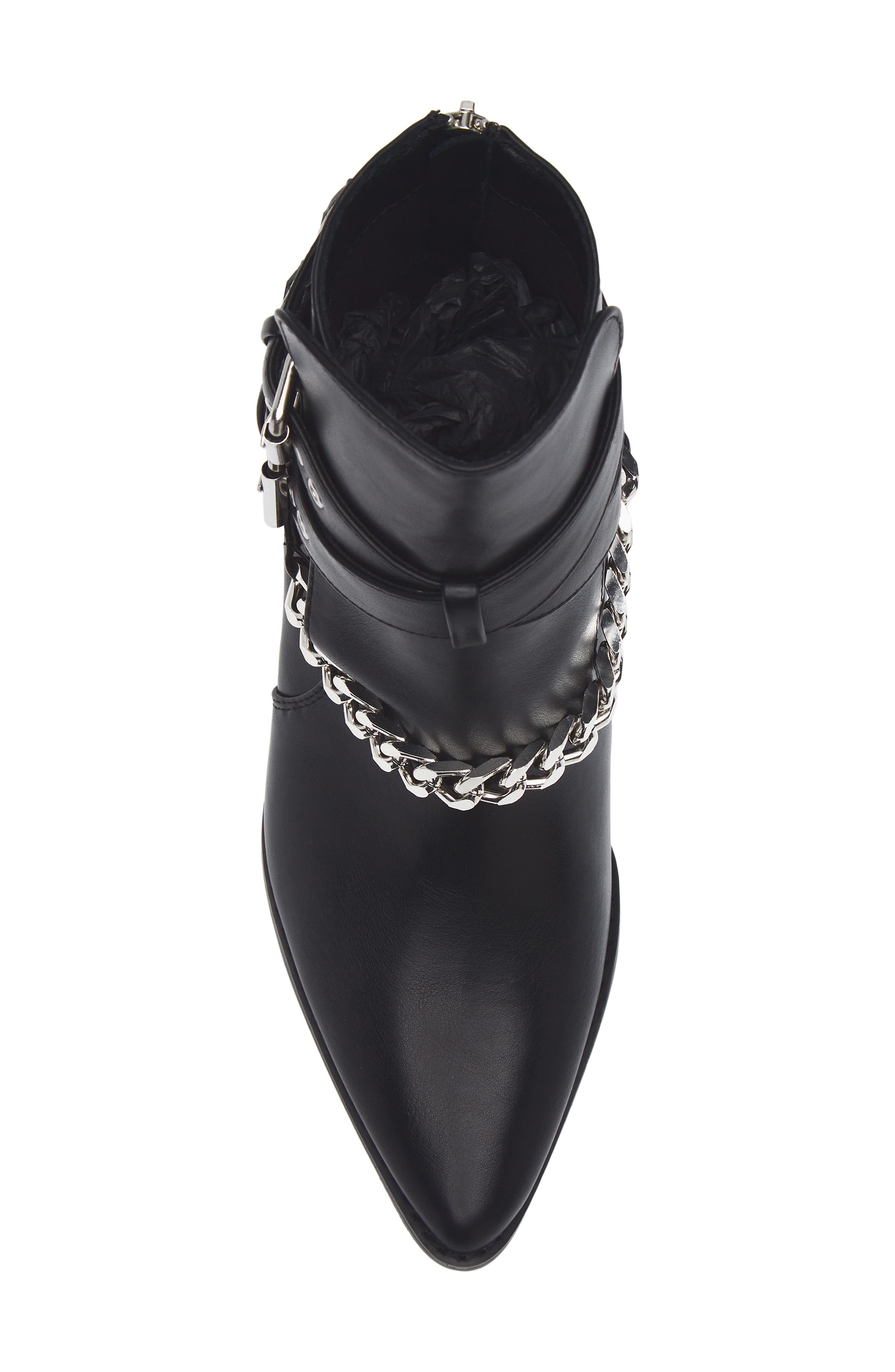 Jill Buckle Chain Trim Bootie