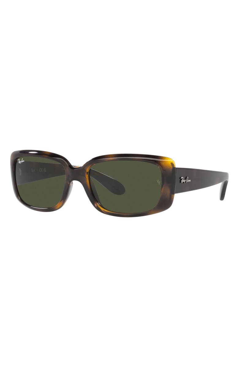 Ray-Ban 55mm Pillow Sunglasses, Alternate, color, Havana