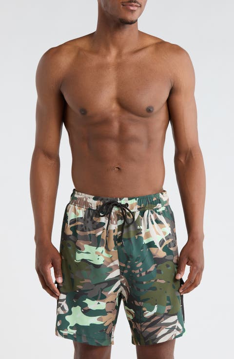 Mesh Pocket Swim Trunks
