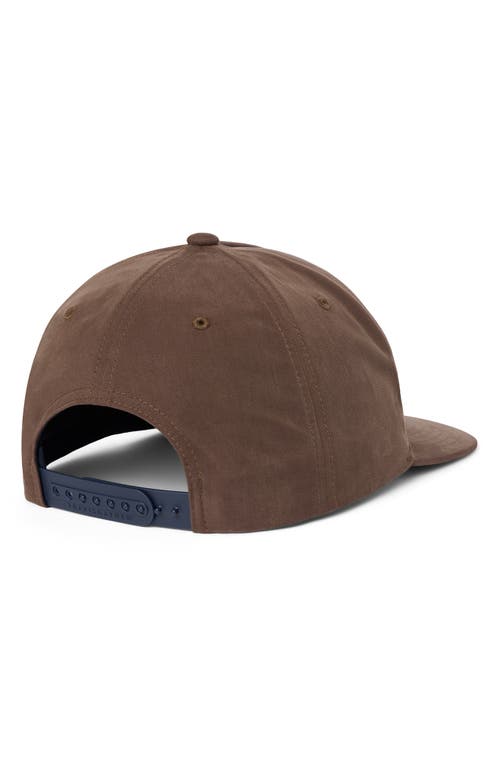 Travismathew Cheers Snapback Baseball Cap In Brown