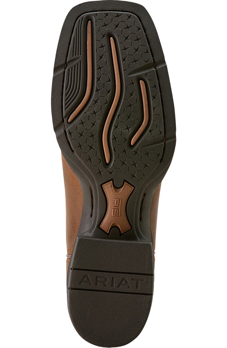 Ariat Round Up Filly Wide Square Toe Western Boot, Alternate, color, Sorrel Crunch