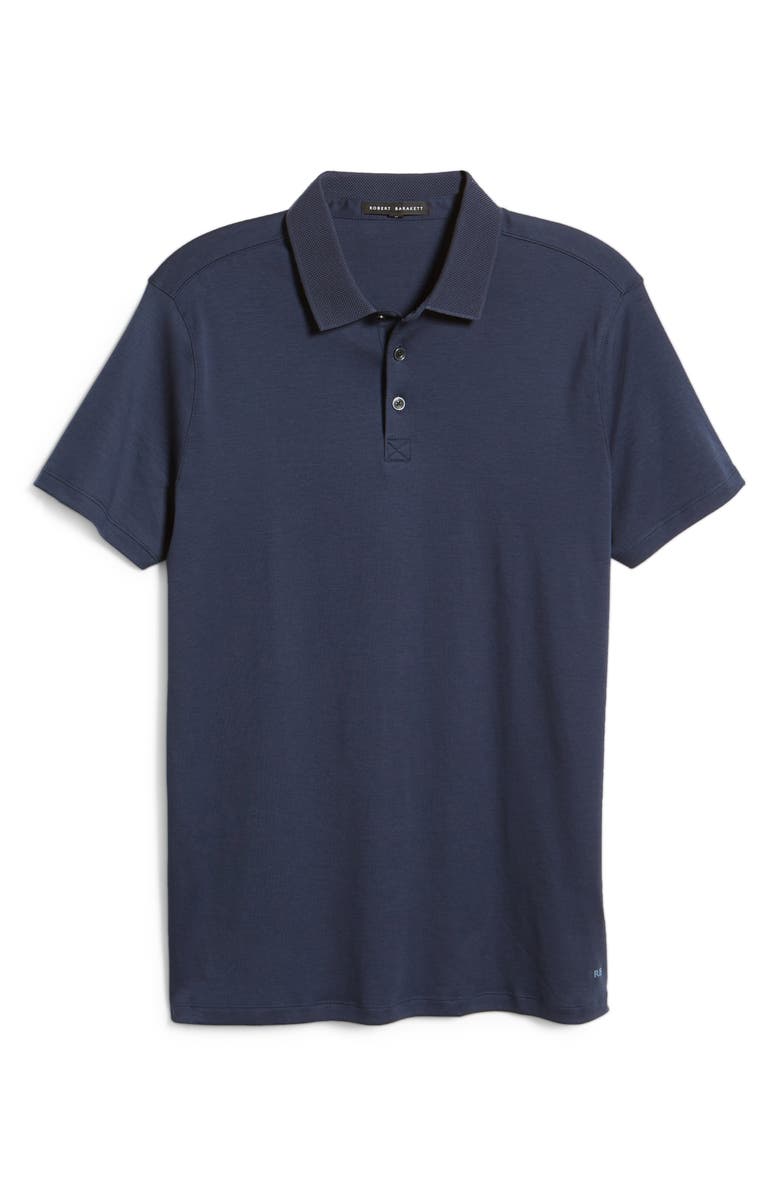 Robert Barakett Men's Georgia Pima Cotton Polo, Alternate, color, Blue Night