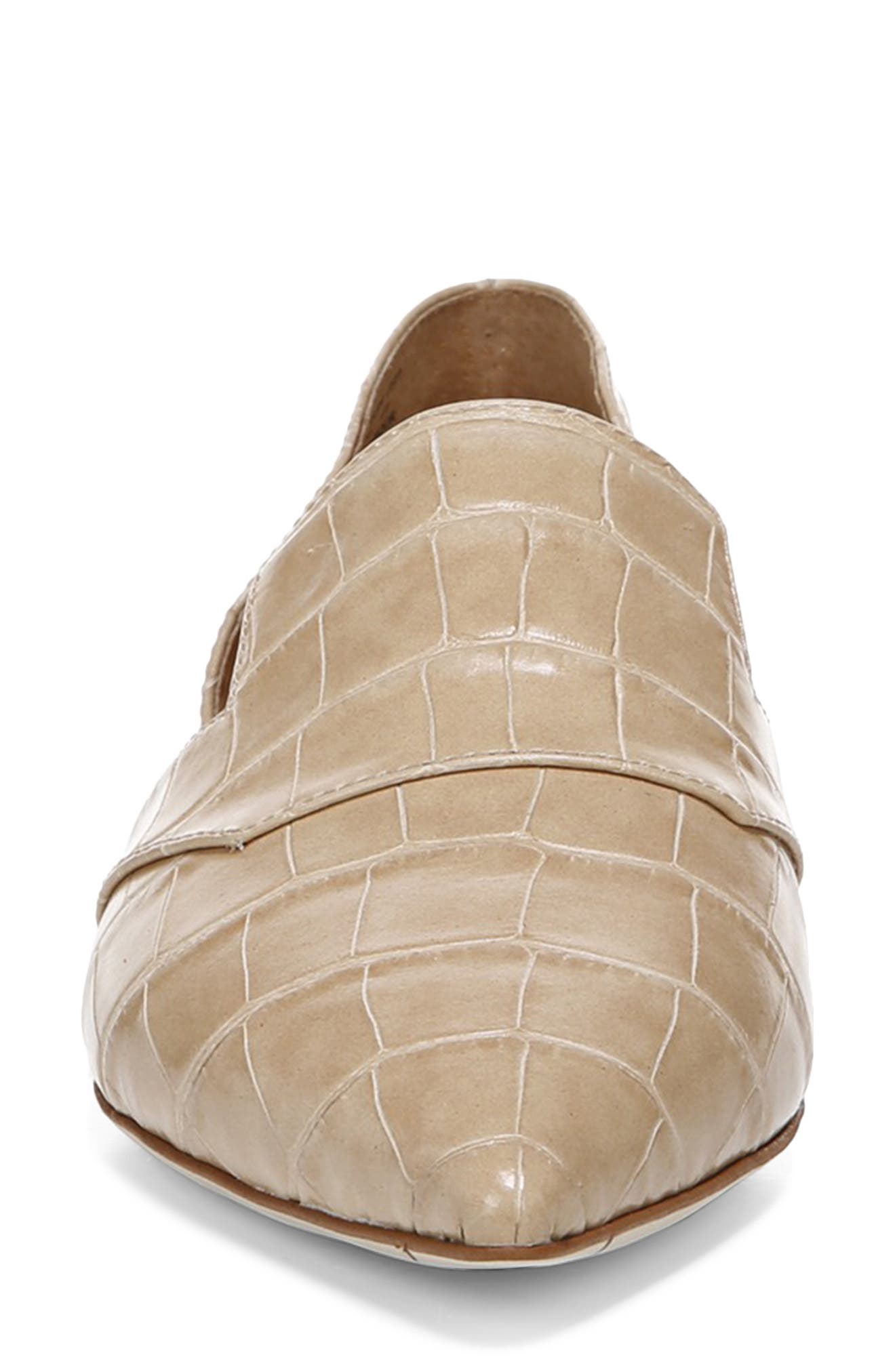 Toby Pointed Toe Flat, Alternate, color, SAND LEATHER