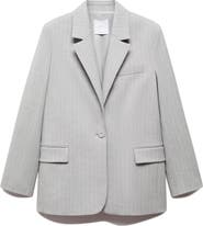 MANGO Pinstripe Jacket