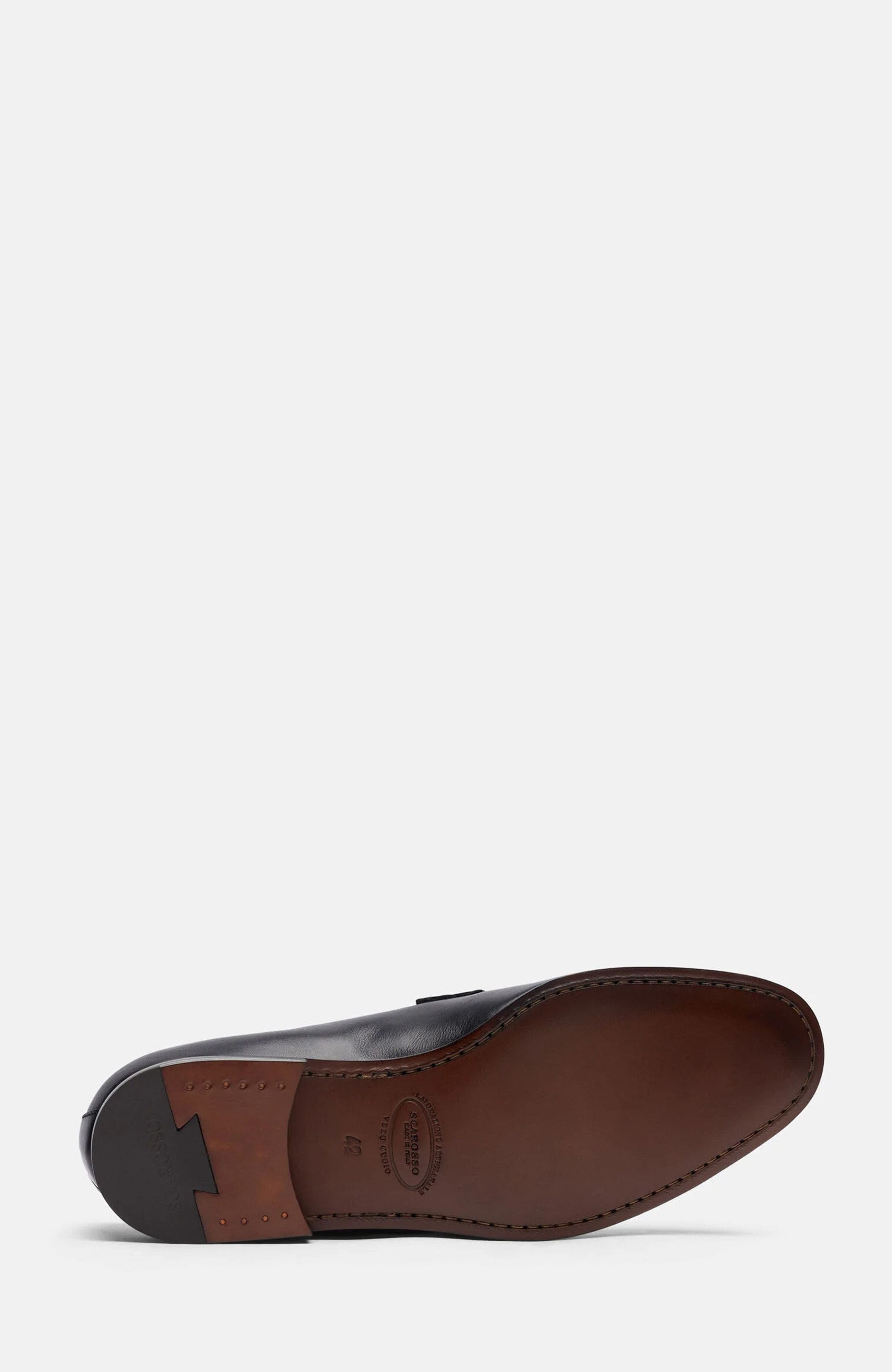 Marzio Loafers, Alternate, color, Black - Calf Leather