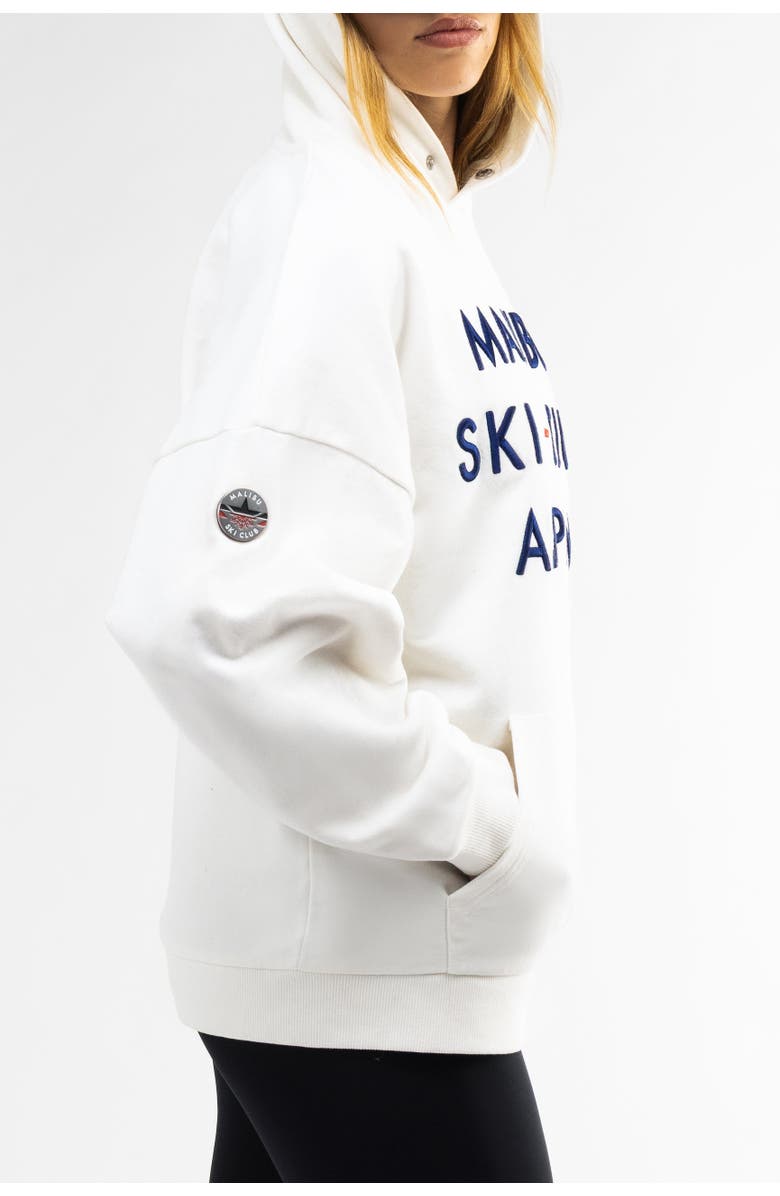 Malibu Ski Club Aspen 3D Hoodie, Alternate, color, White