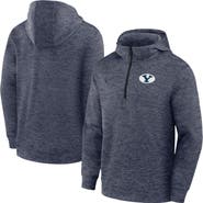 Nike Men's Nike Navy BYU Cougars Coaches Dri-FIT Half-Zip Hoodie