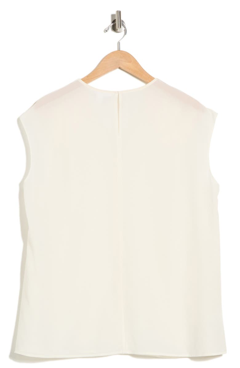BOSS Lore V-Neck Top, Alternate, color, Open White