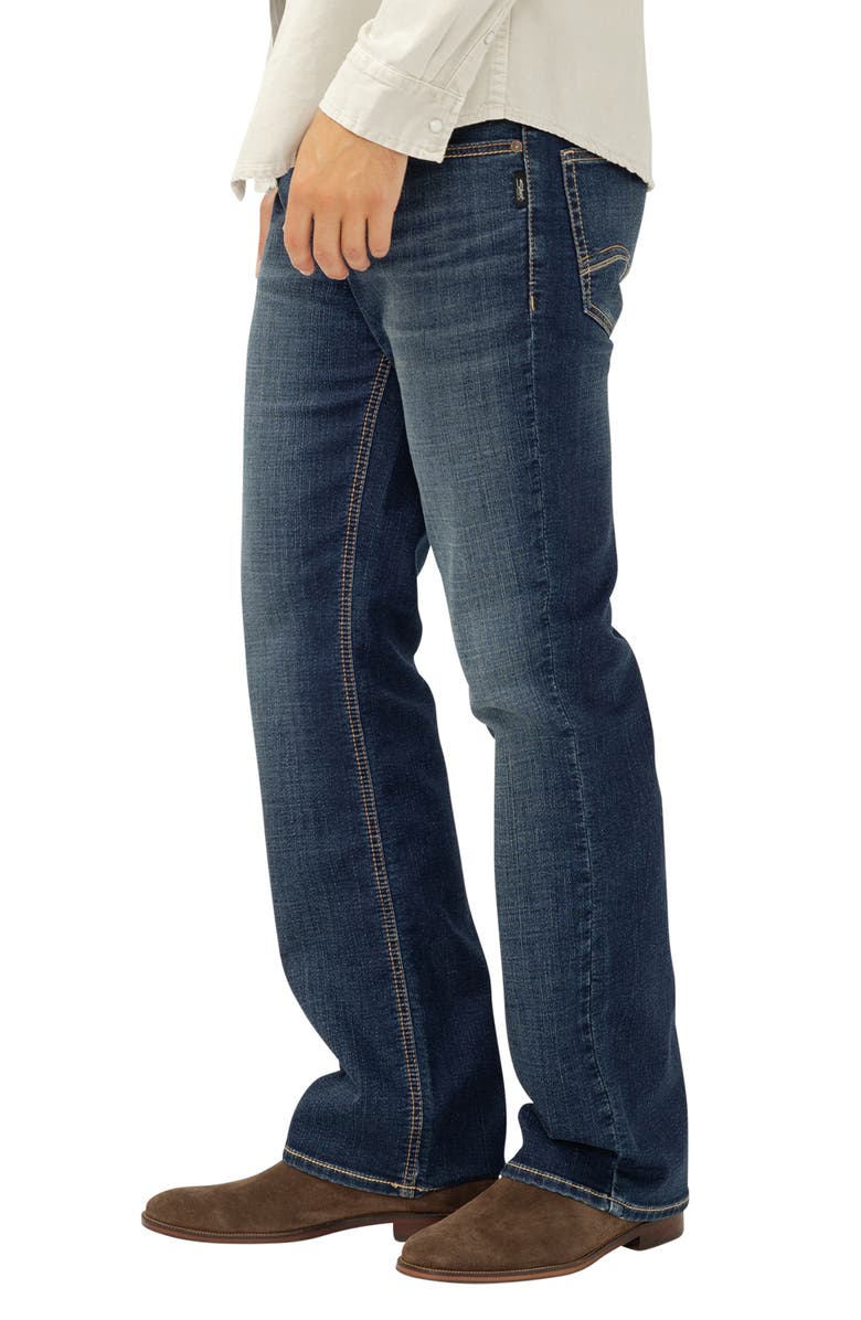 Silver Jeans Co. Zac Relaxed Fit Straight Leg Jeans, Alternate, color, Trafalgar