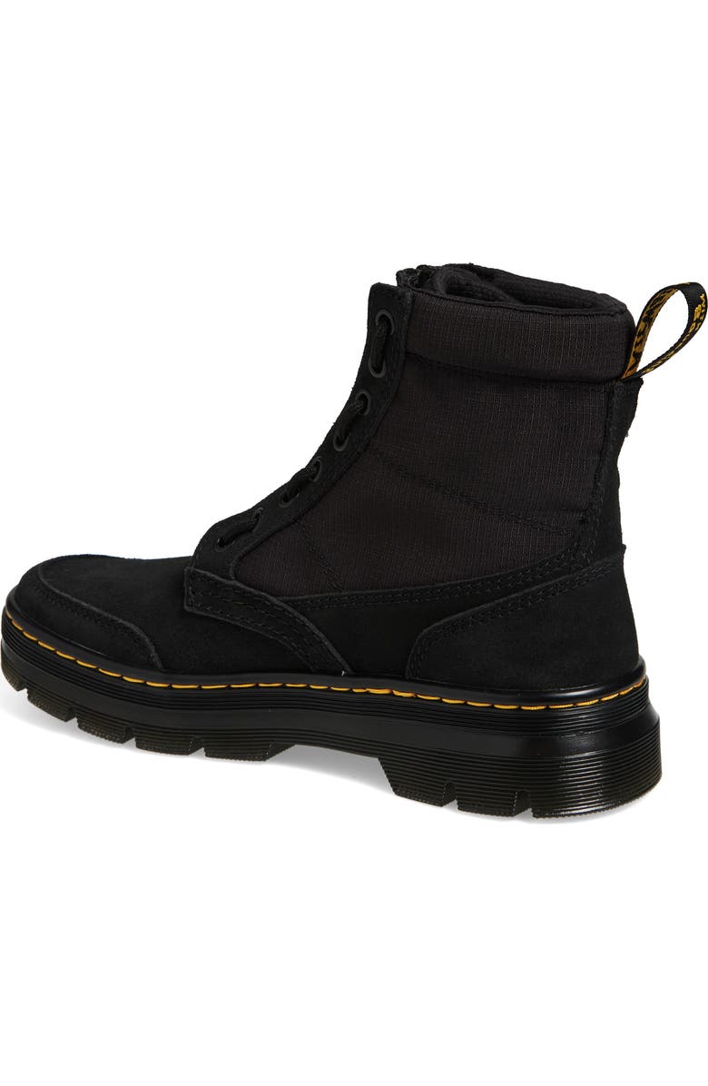 Dr. Martens Combs Jungle Zip Lug Sole Boot, Alternate, color, Black