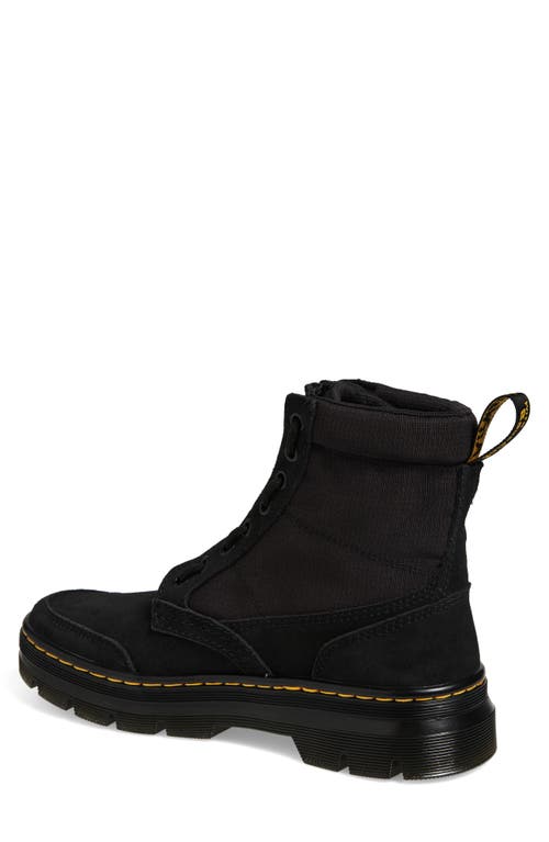 Dr. Martens' Dr. Martens Combs Jungle Zip Lug Sole Boot In Black
