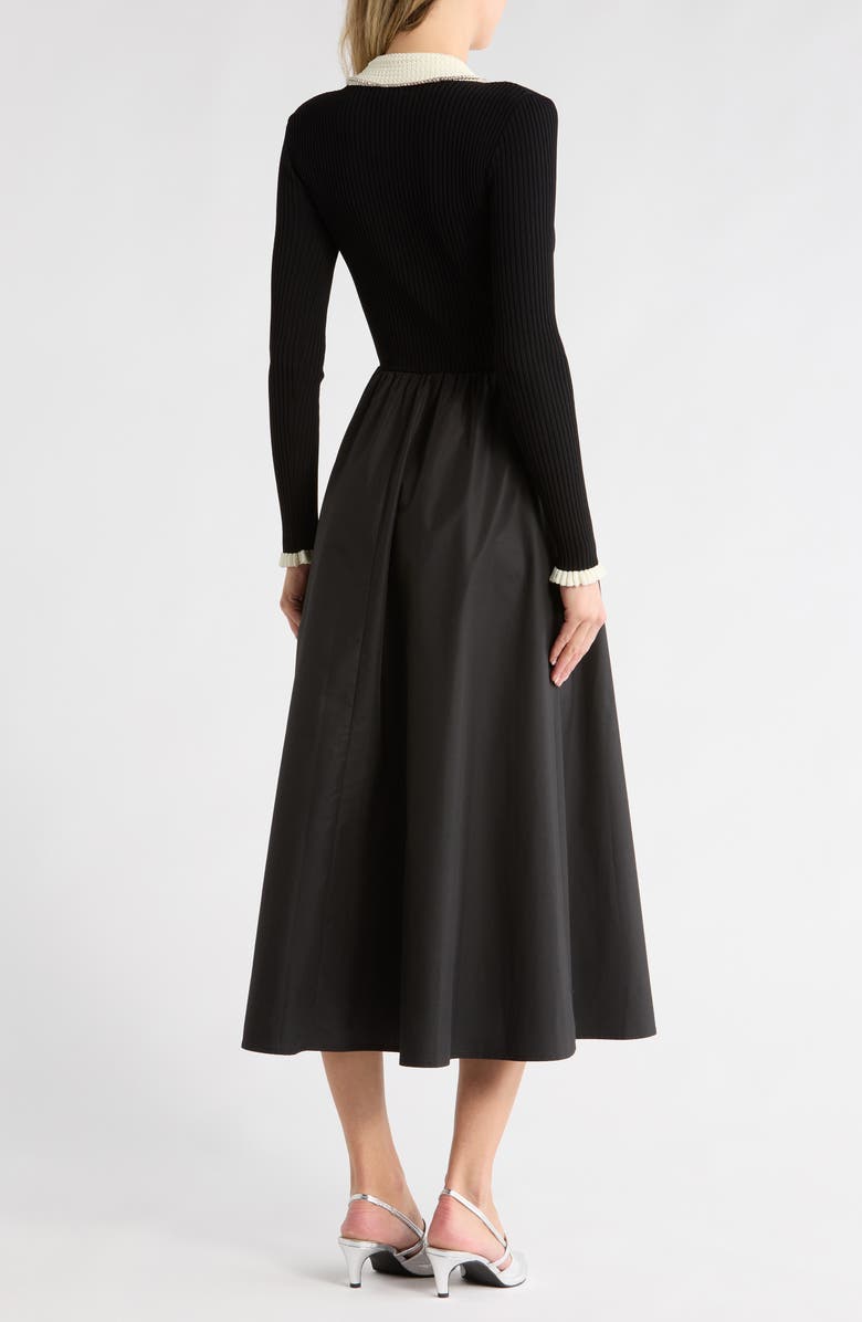 MOON RIVER Long Sleeve Midi Dress, Alternate, color,