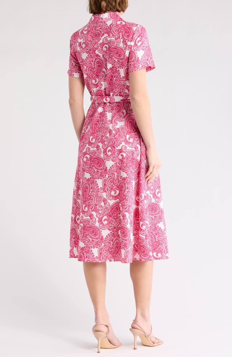 Tommy Hilfiger Paisley Cotton Midi Shirtdress, Alternate, color, 