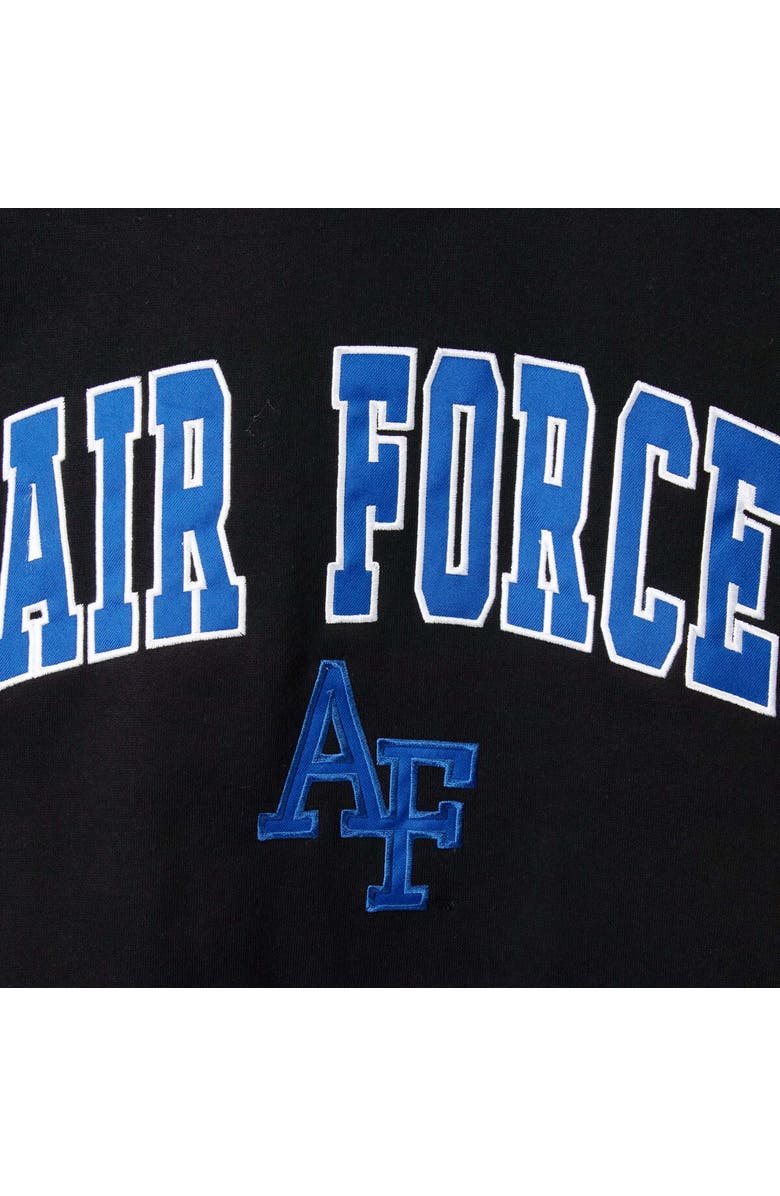 COLOSSEUM Men's Colosseum Black Air Force Falcons Arch & Logo Sweatshirt, Alternate, color, Black