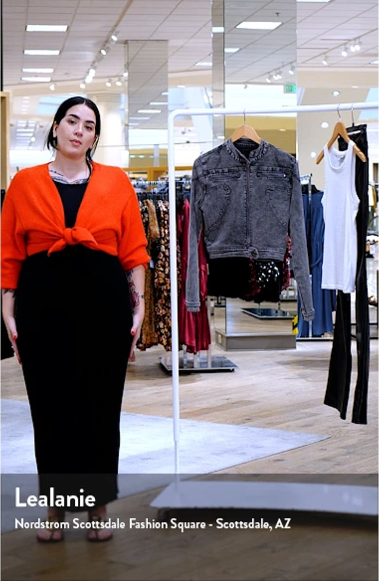 Denim Moto Jacket, sales video thumbnail