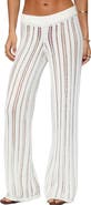 EDIKTED Echo Open Stitch Cover-Up Pants