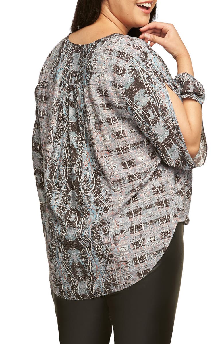 Tart Enya Print High/Low Top, Alternate, color, Multi Colored Labyrinth