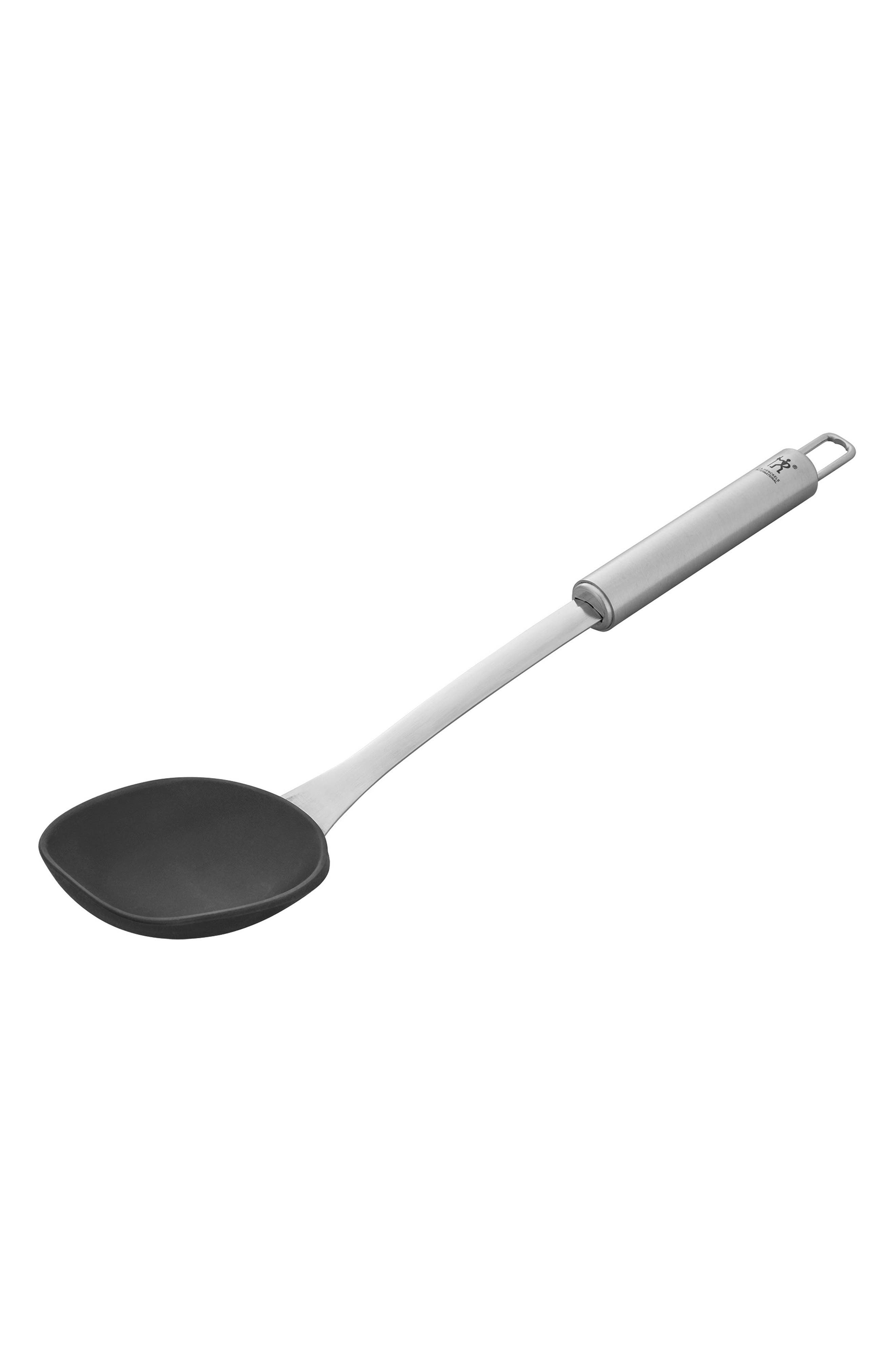 Stainless Steel & Silicone Serving Spoon