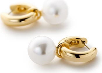 Pearl Drop Earrings - Maxine