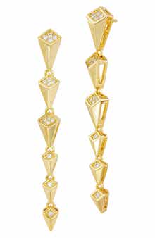 Geometric Linear Drop Earrings