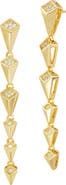 SAVVY CIE JEWELS Geometric Linear Drop Earrings