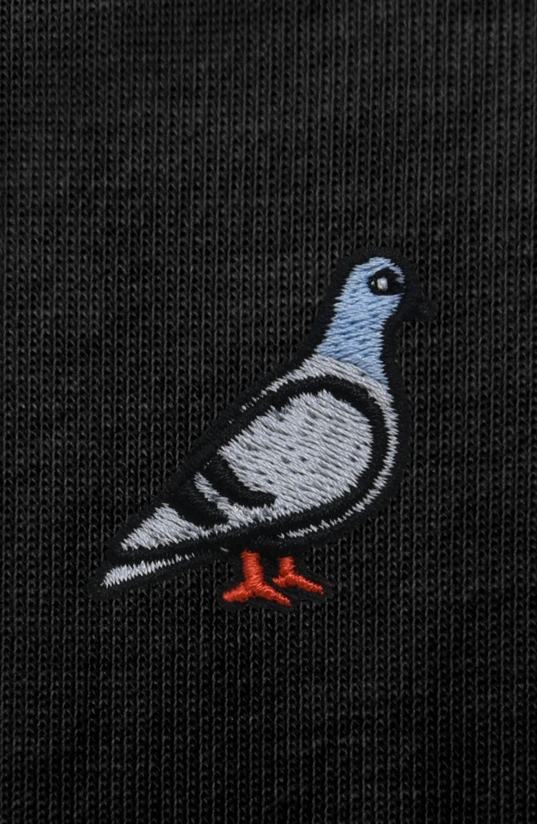 Dalix Mens Pigeon Jersey Tee, Alternate, color, Black