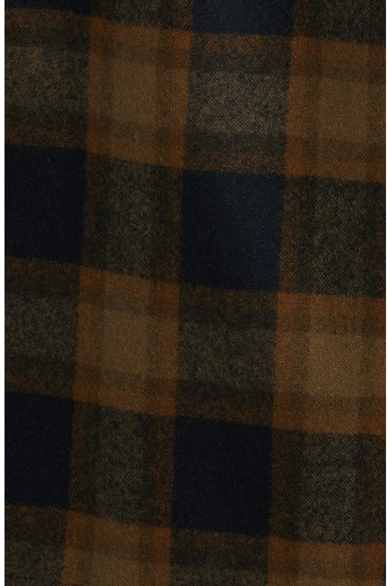 Umatilla Wool Button-Up Work Shirt, Alternate, color, OLIVE/ BLACK CHECK
