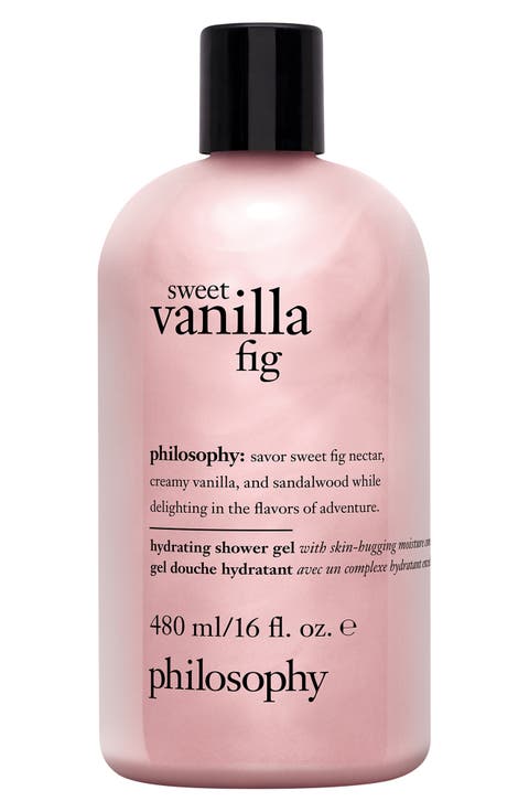 sweet vanilla fig hydrating shower gel