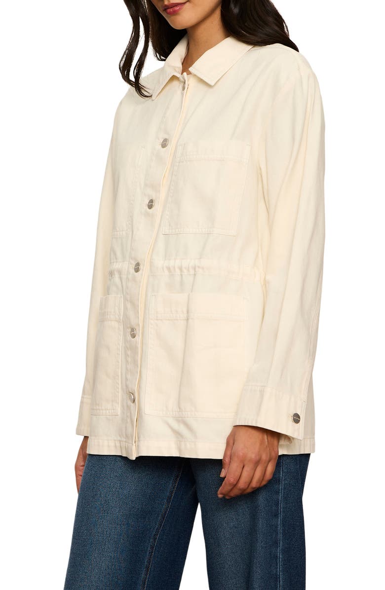 Sanctuary Greenhouse Cotton Jacket, Alternate, color, Collagen White