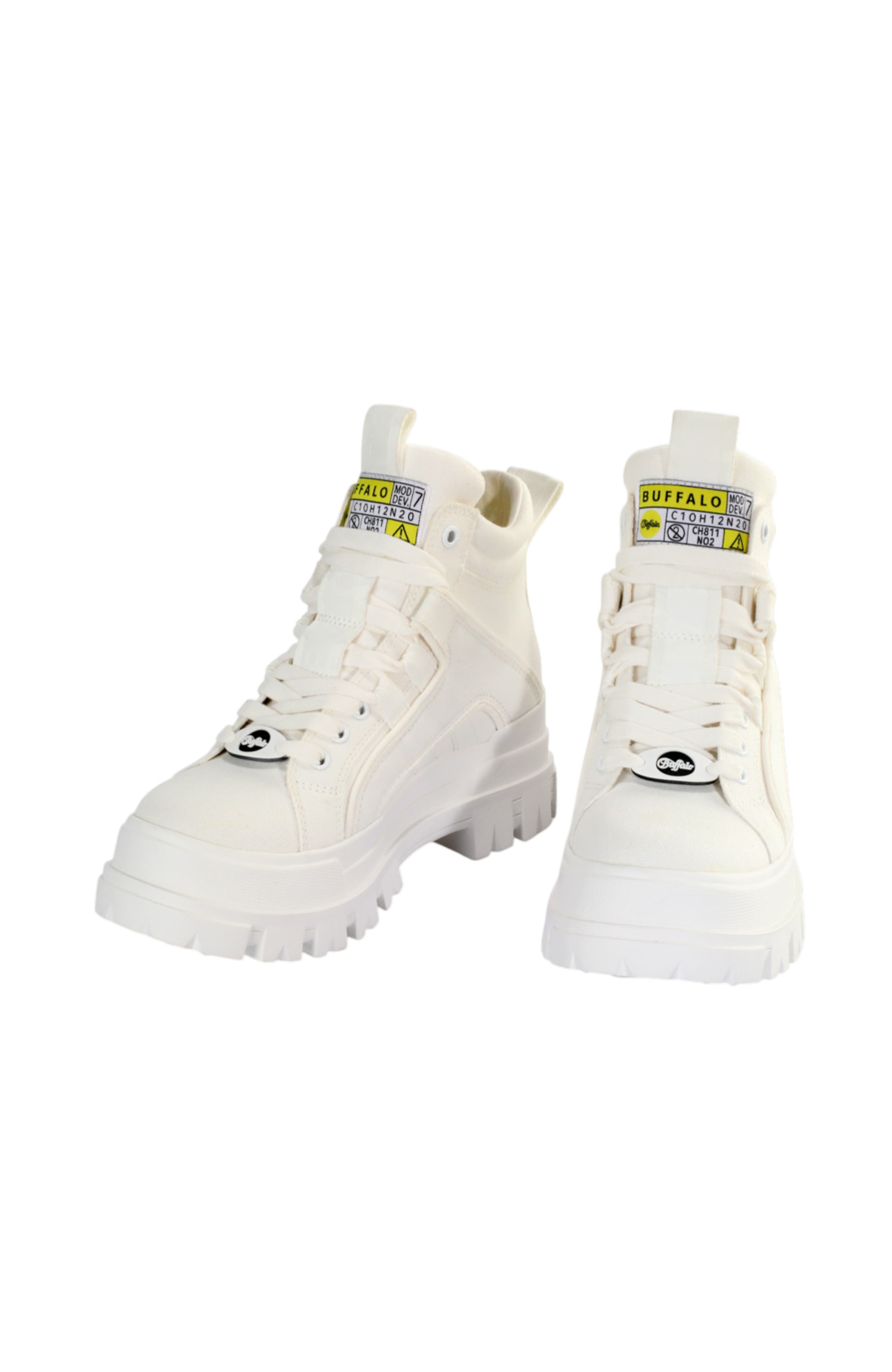 Buffalo Boots Aspha Nc Mid Flat Cut Bootie, Alternate, color, White