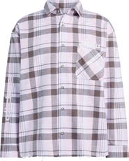 adidas Cotton Flannel Button-Up Shirt