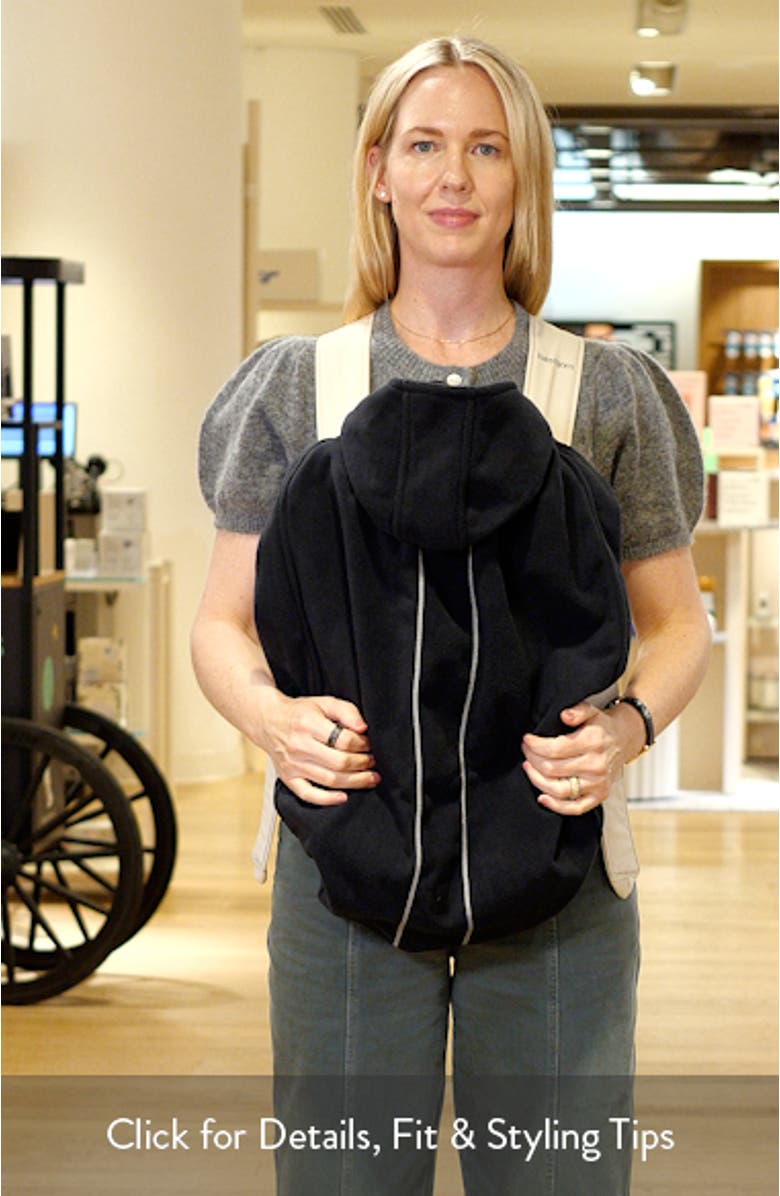 Hooded Fleece Cover for Baby Carrier, sales video thumbnail