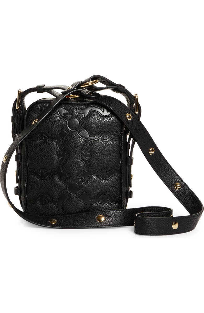 FERRAGAMO Salvatore Ferragamo Iconic Project Leather Camera Bag, Alternate, color,