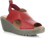 Fly London Liku Slingback Platform Wedge Sandal