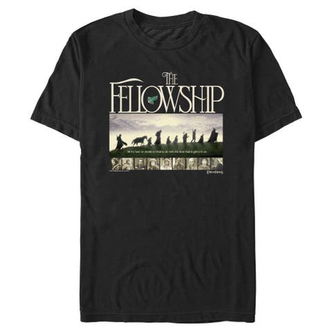 Men's The Lord of the Rings The Fellowship Scene  Graphic T-Shirt