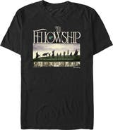 The Lord of the Rings Men's The Lord of the Rings The Fellowship Scene  Graphic T-Shirt